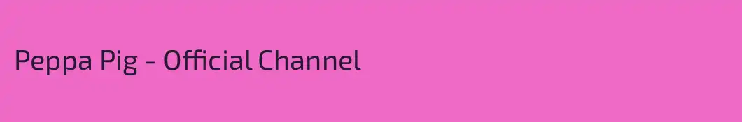 Peppa Pig - Official Channel
